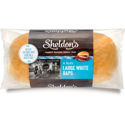 Large white baps